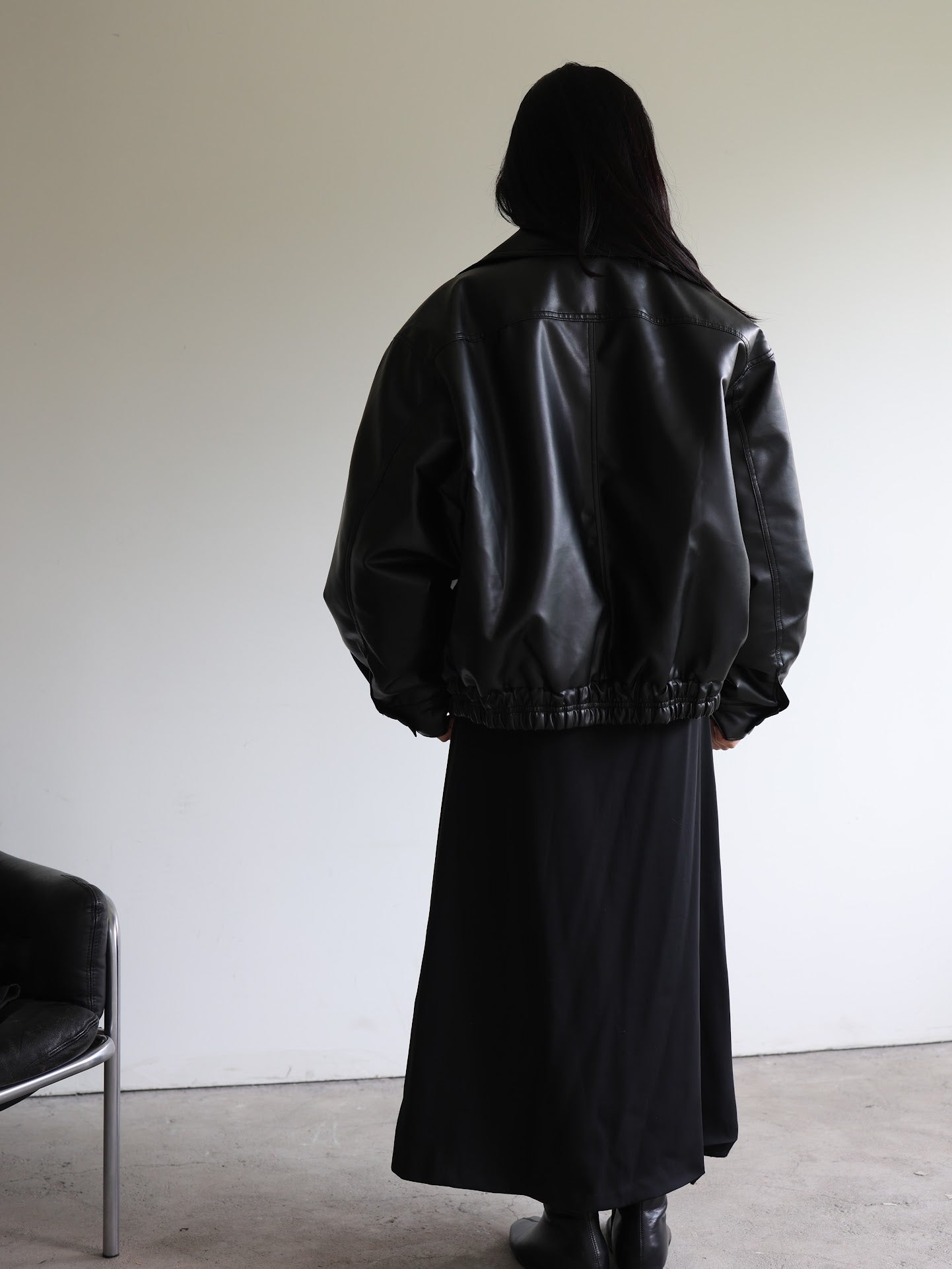 lambskin eco leather jacket