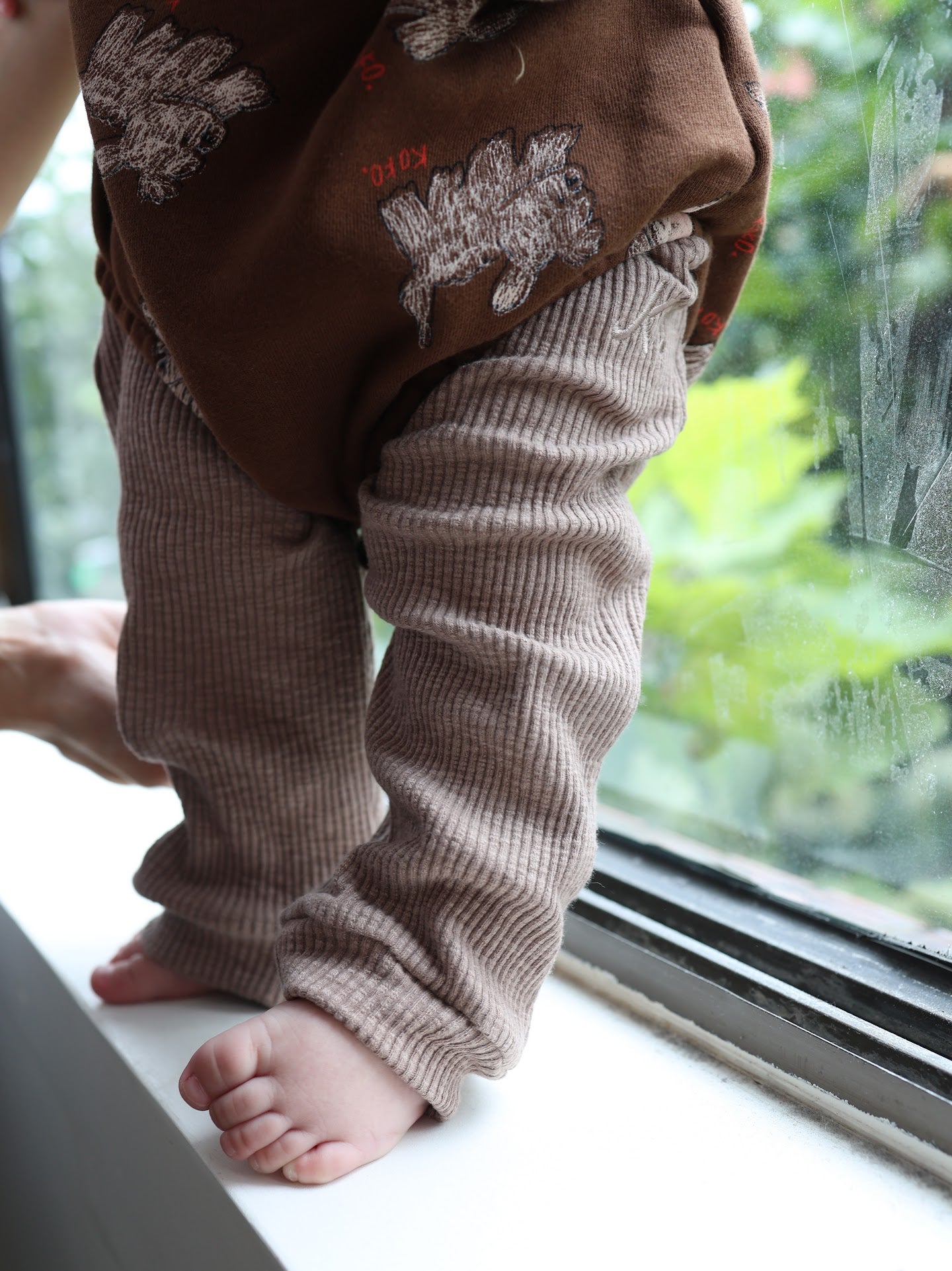 cozy relax rib pants