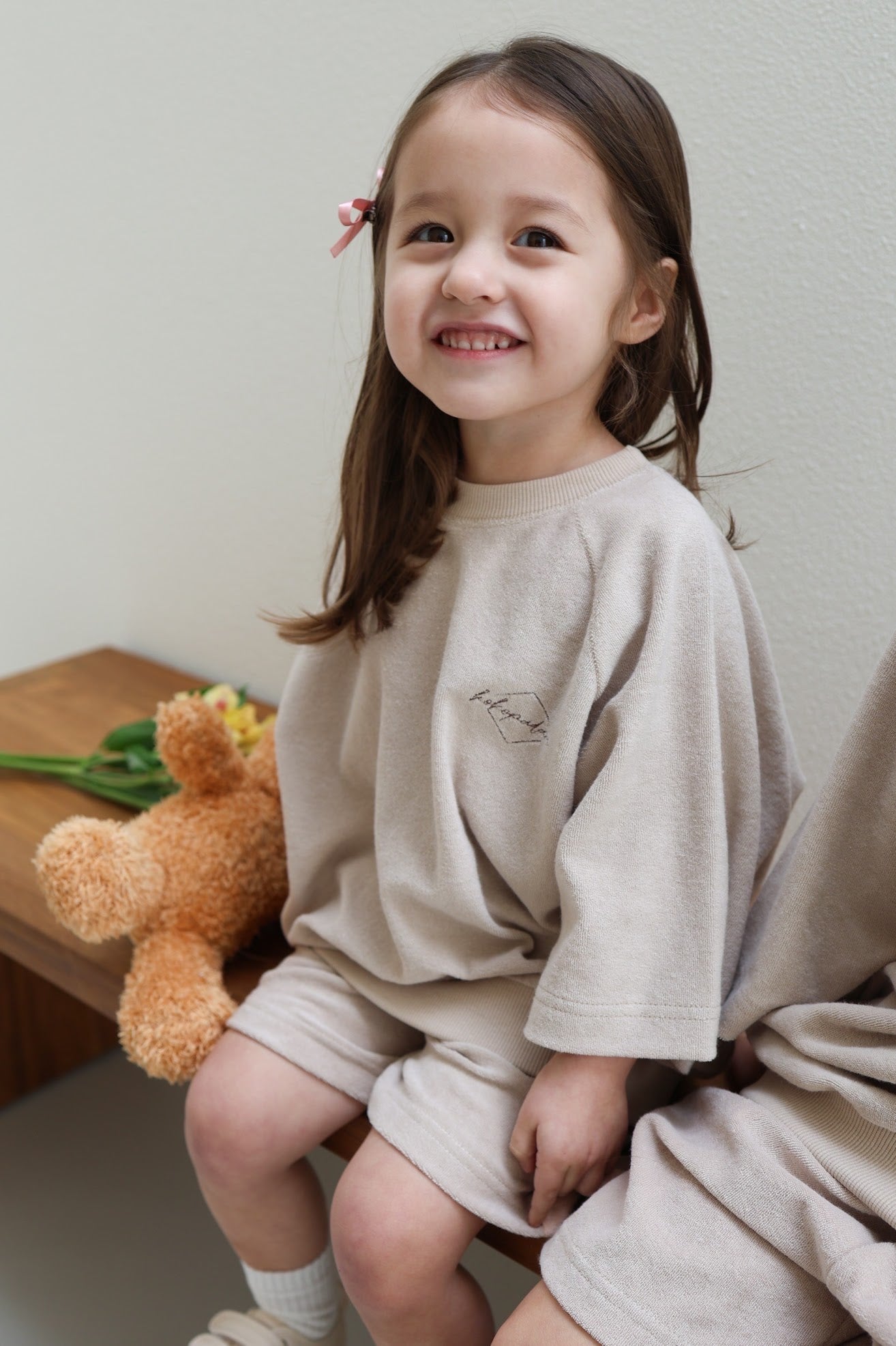 kp soufflé half pants / kids,Jr,adult