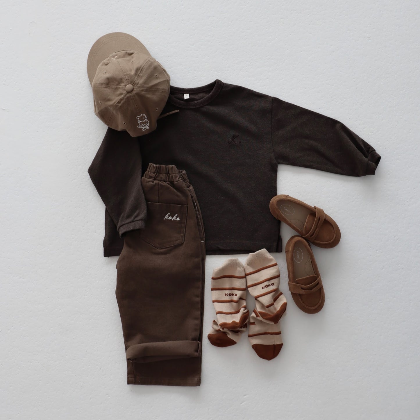 koko chan socks 2 piece set