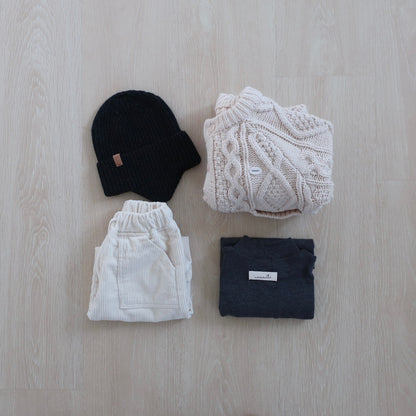 marshmallow middle neck tops / kids,Jr