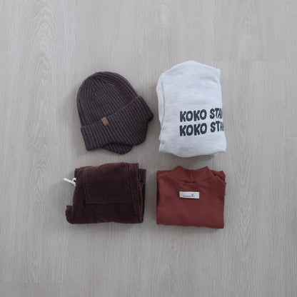 marshmallow middle neck tops / kids,Jr