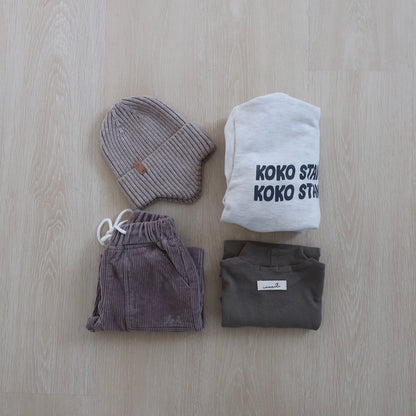 marshmallow middle neck tops / kids,Jr