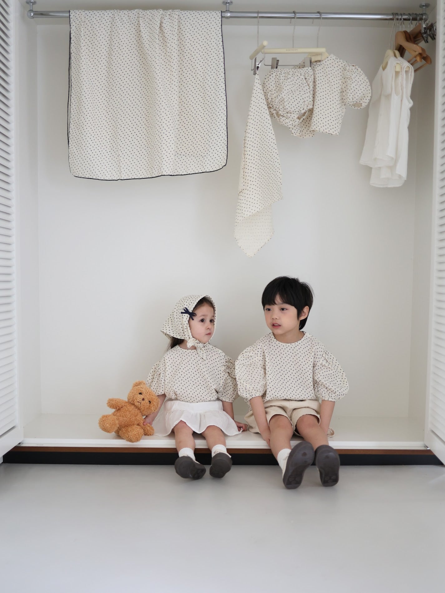 koko yacht gauze blouse / kids,Jr