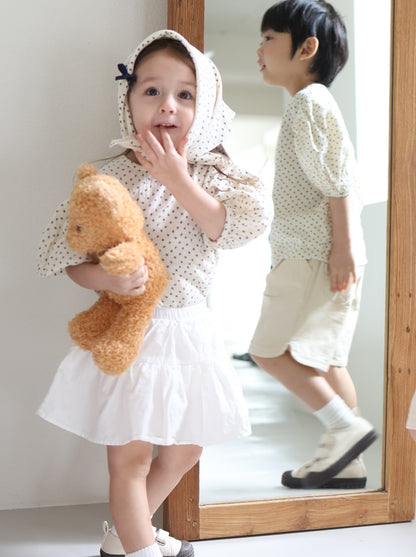 koko yacht gauze blouse / kids,Jr