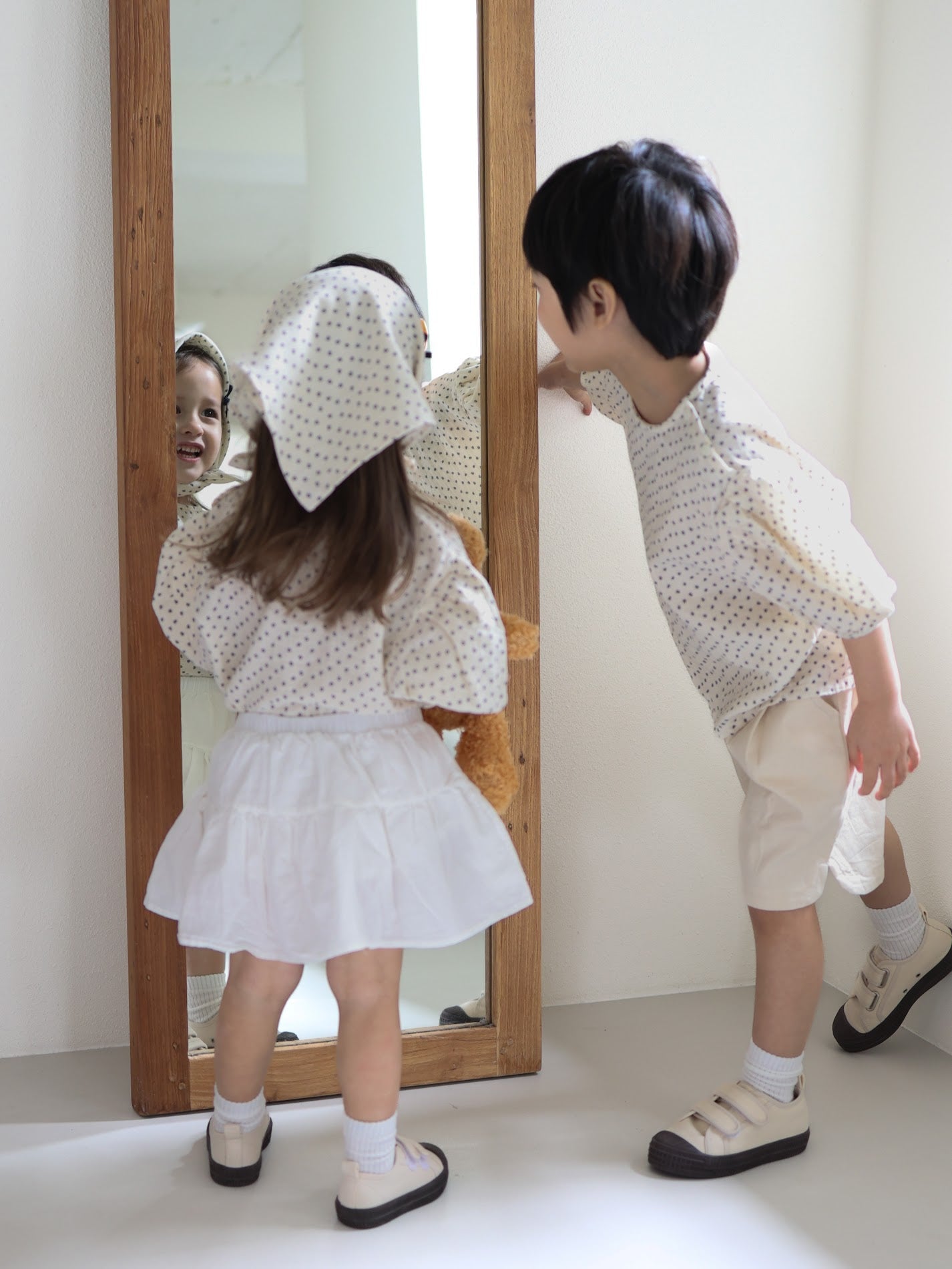 koko yacht gauze blouse / kids,Jr