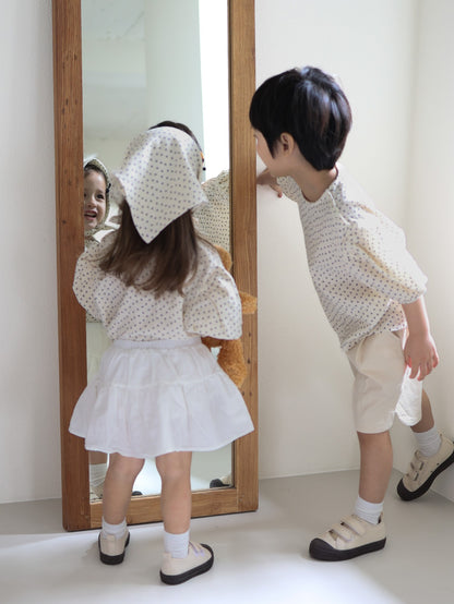 koko yacht gauze blouse / kids,Jr