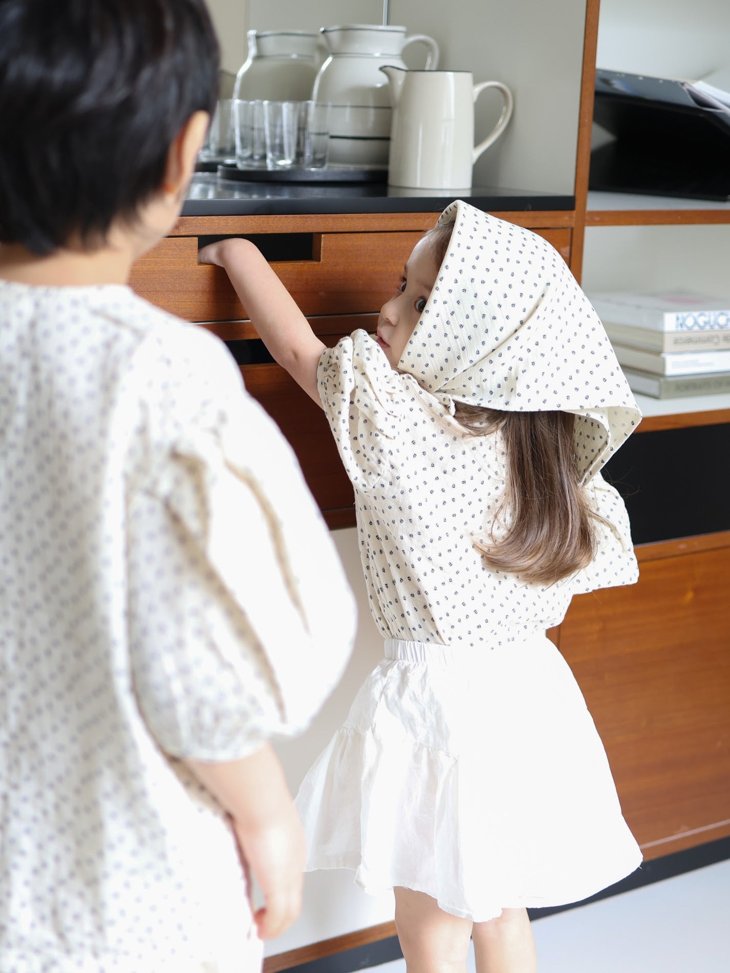 koko yacht gauze blouse / kids,Jr