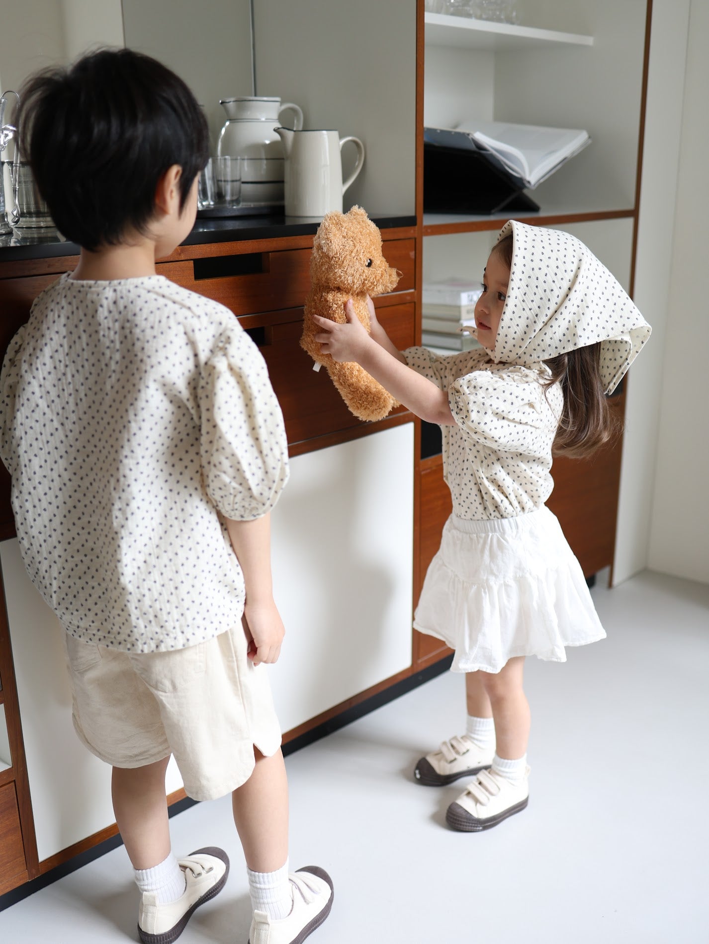 koko yacht gauze blouse / kids,Jr