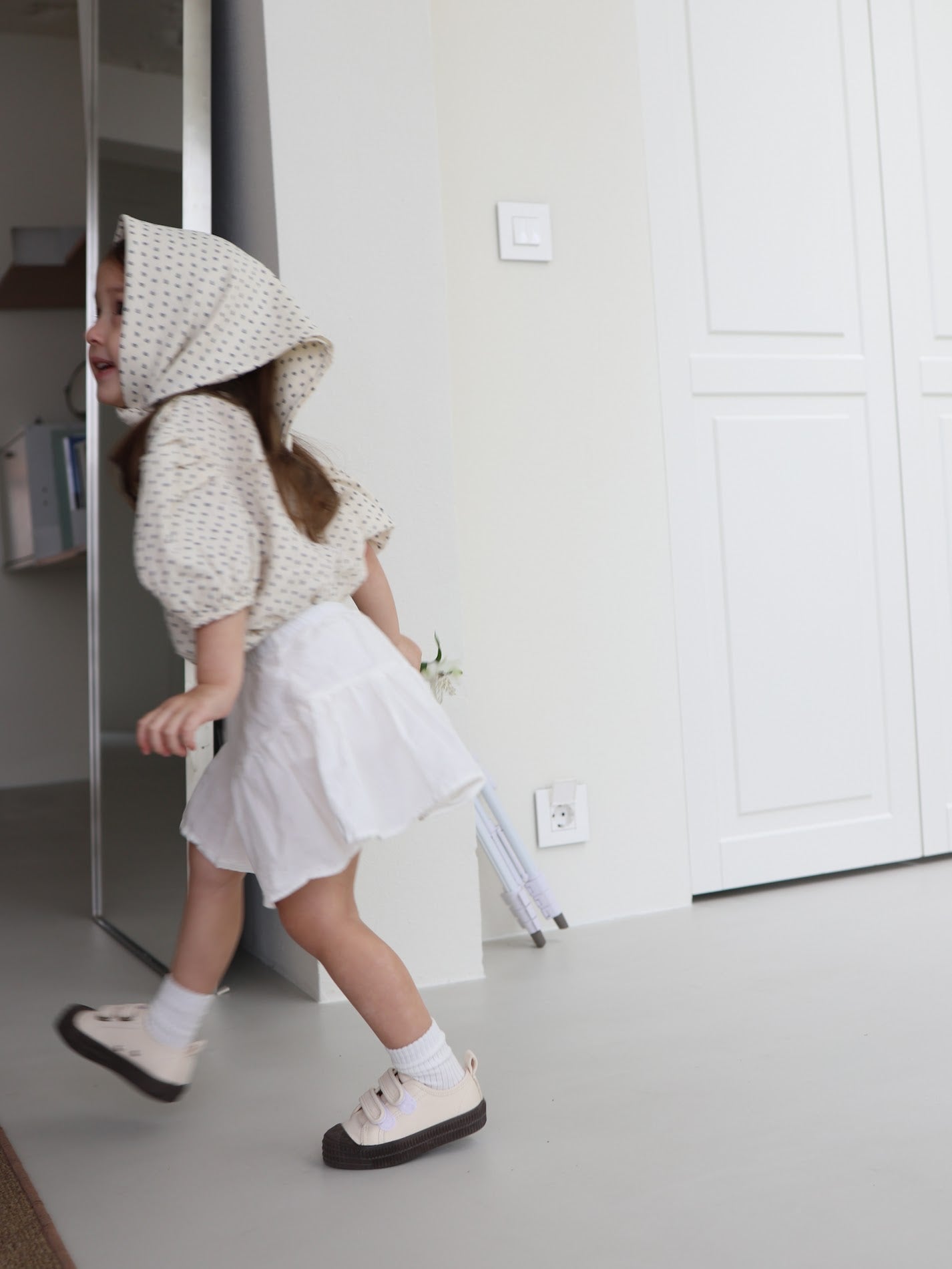 koko yacht gauze blouse / kids,Jr