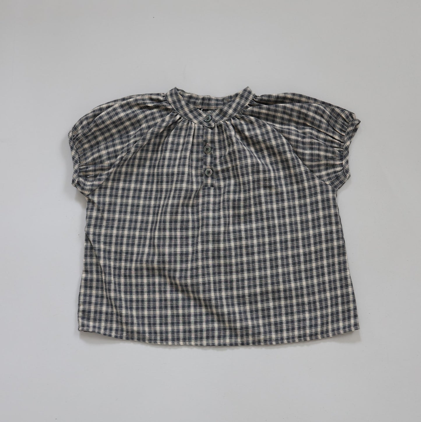 25ss check half baby bloomers set