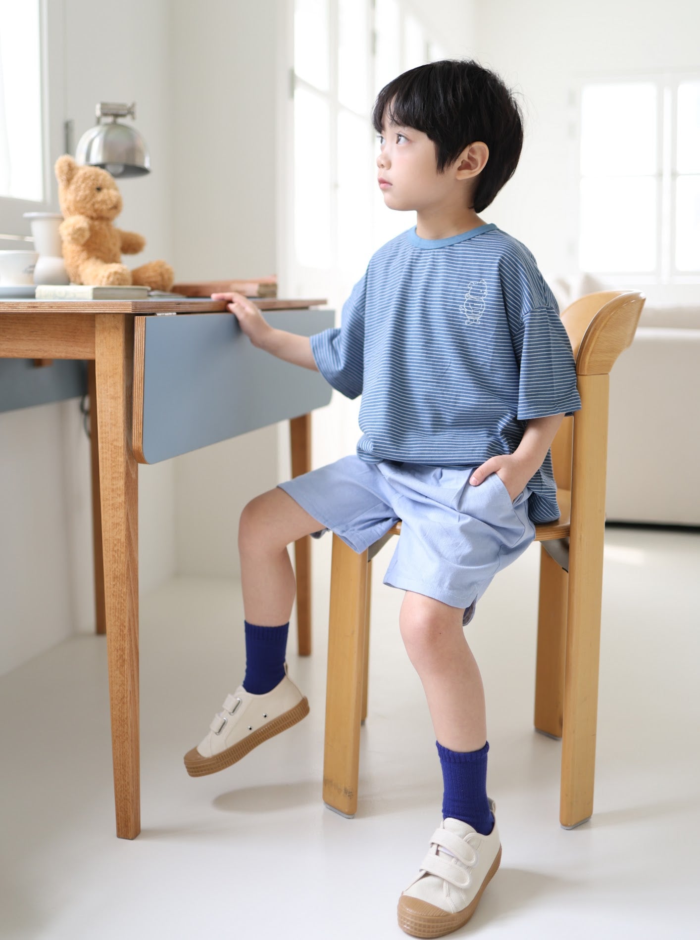 koko chan half T 2 piece set