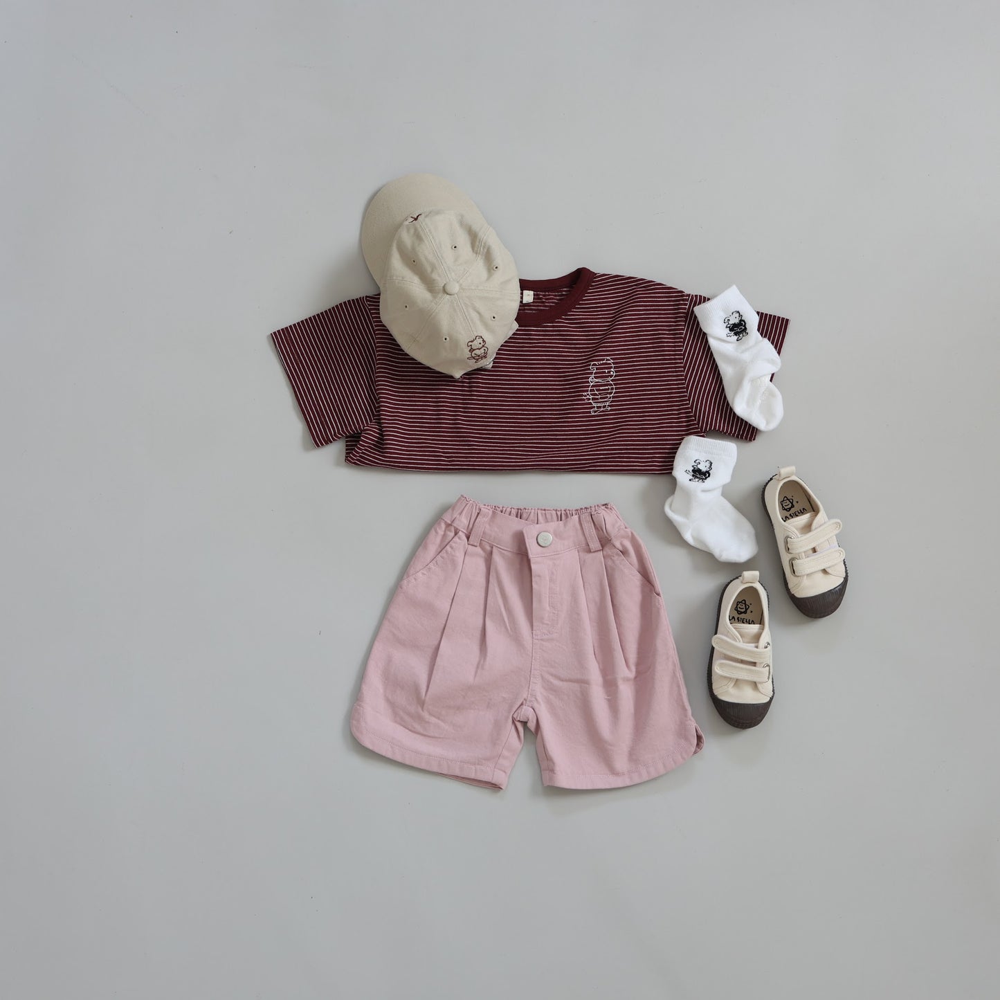 koko chan half T 2 piece set