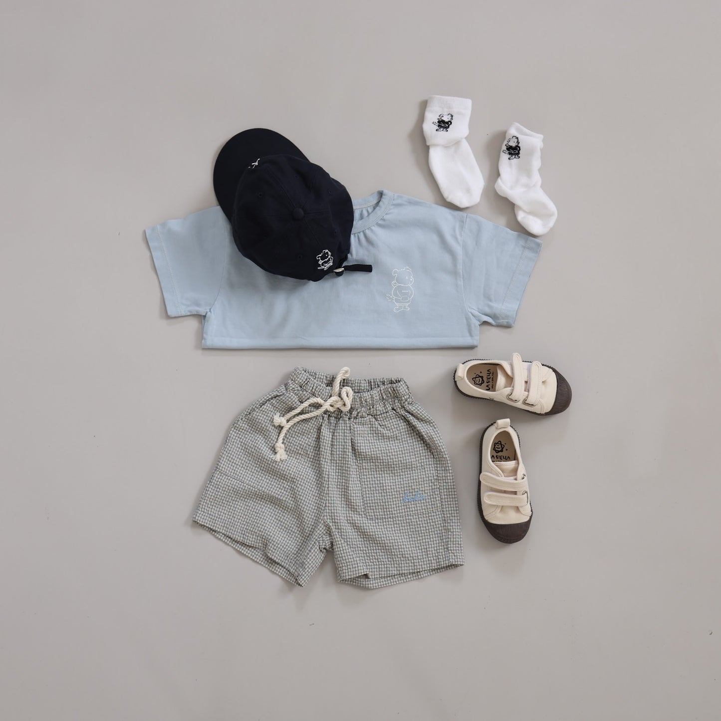 koko chan half T 2 piece set