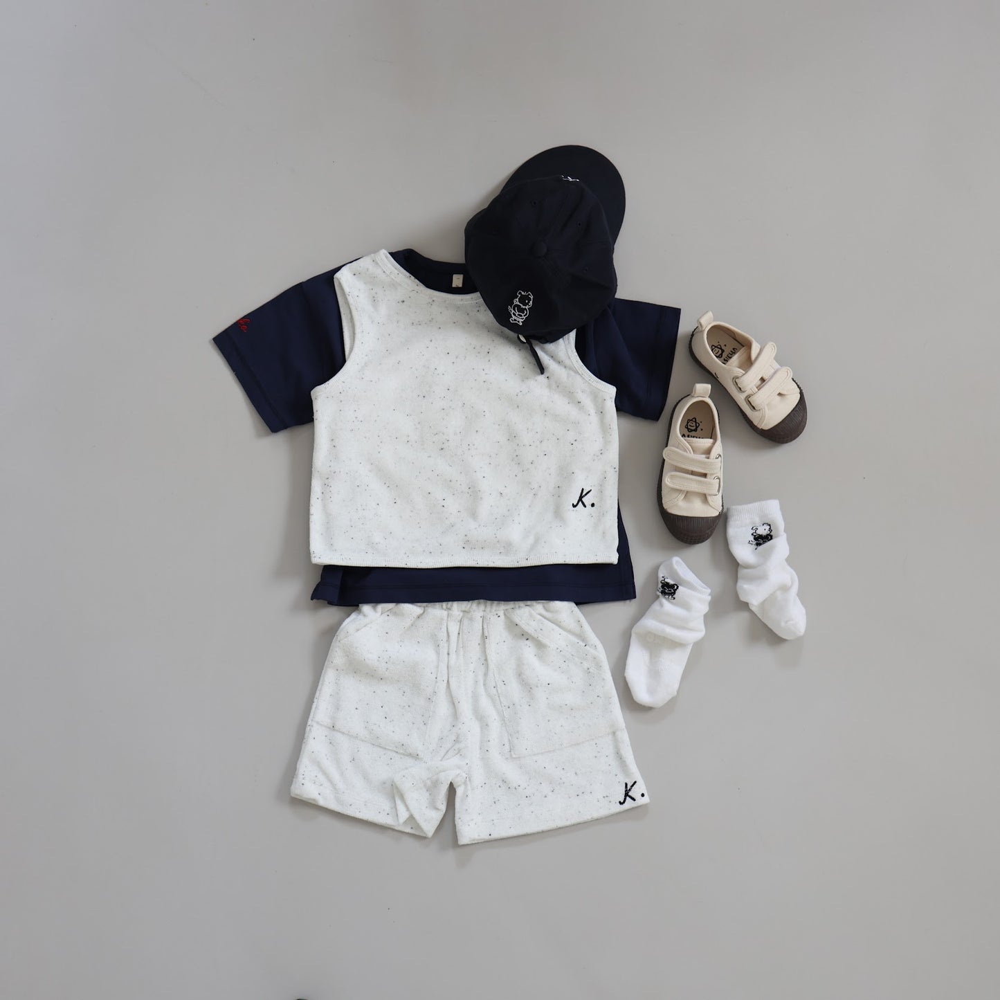 koko chan half T 2 piece set