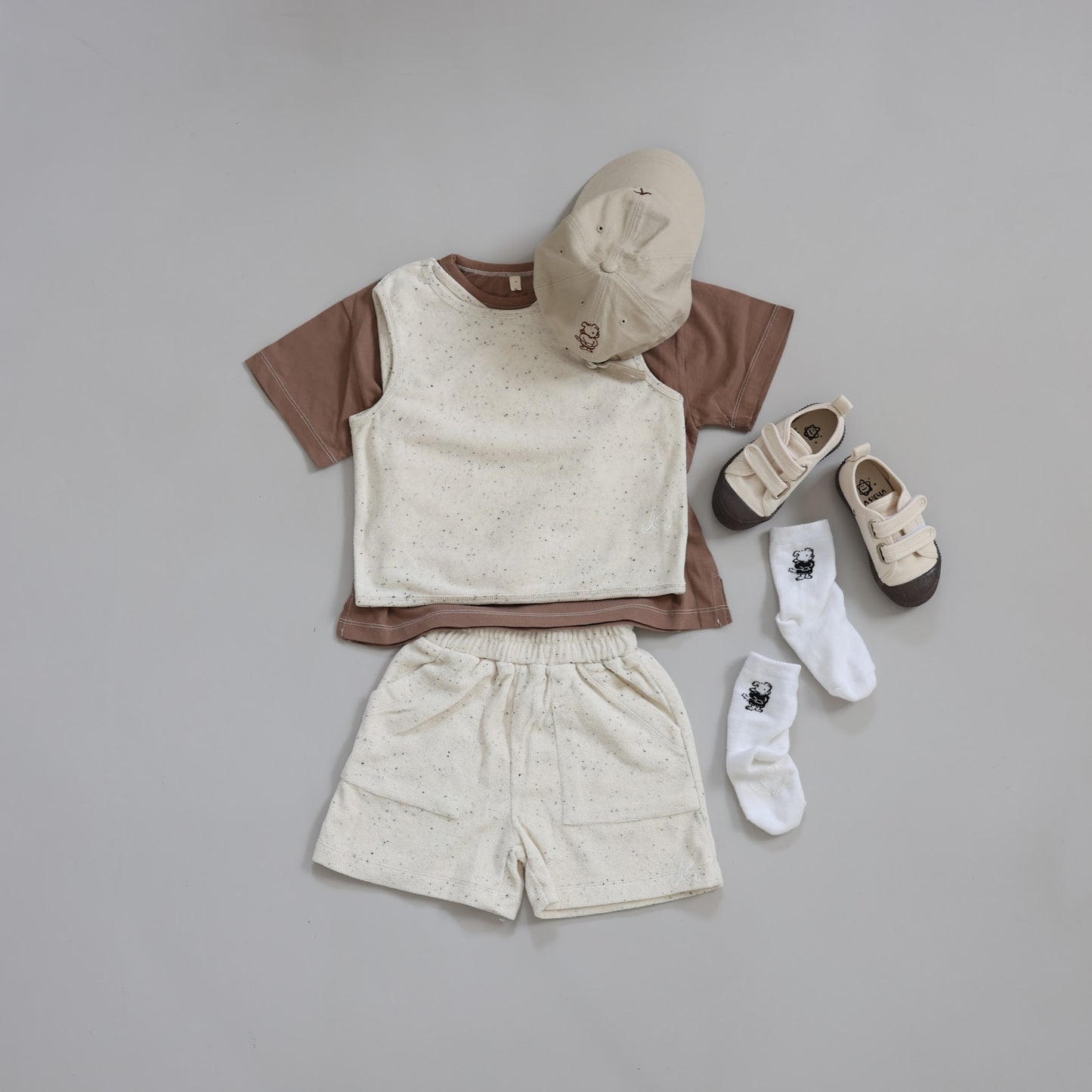 koko chan half T 2 piece set