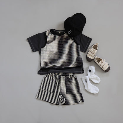 koko chan half T 2 piece set