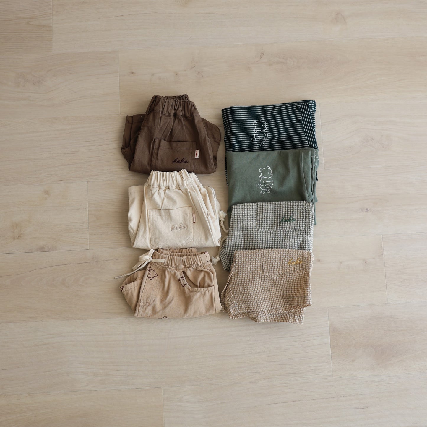 koko chan half T 2 piece set