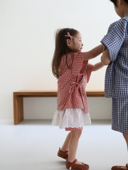 girls frill camisole / kids,mom