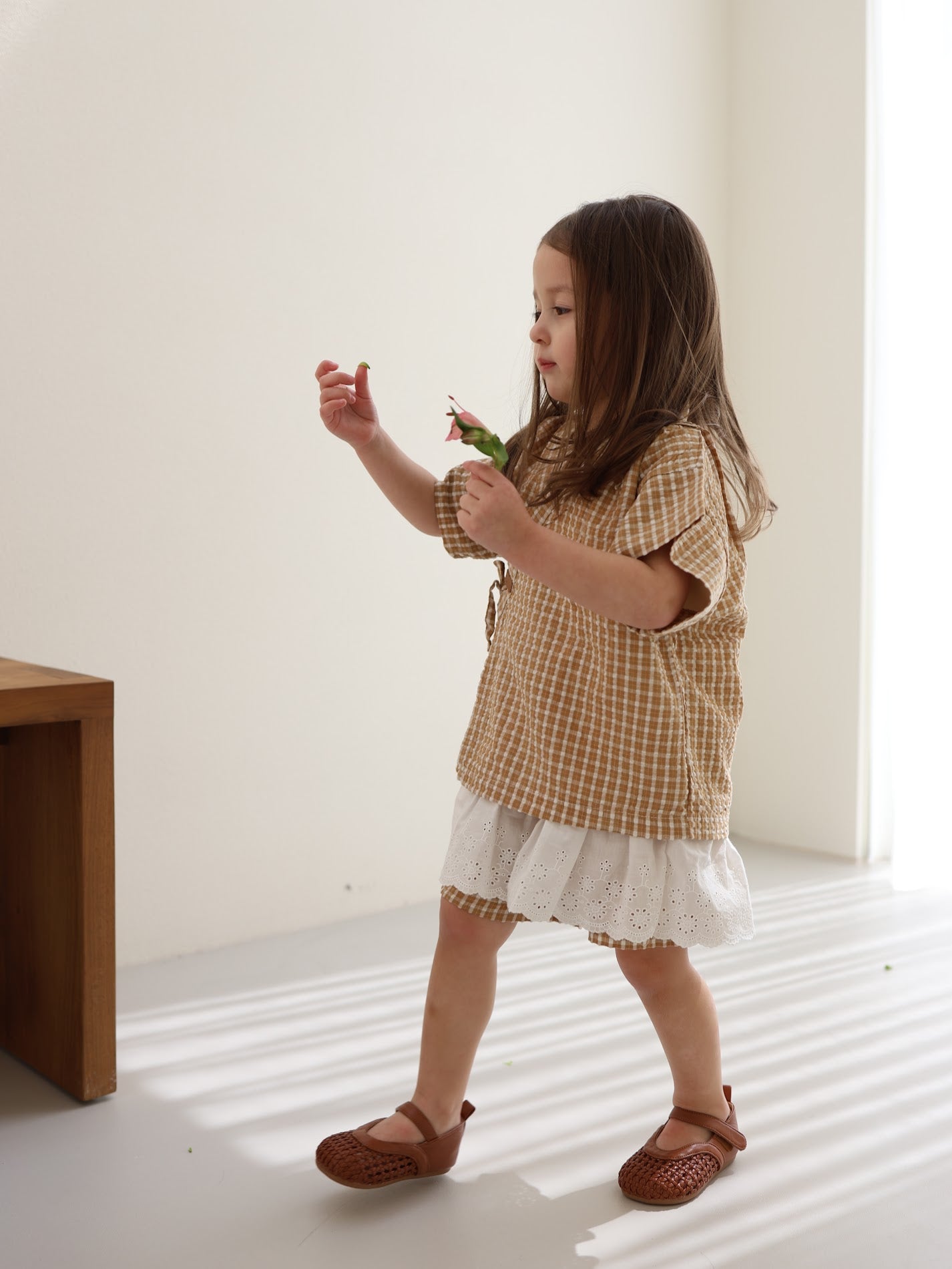 girls frill camisole / kids,mom